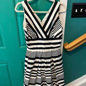 Black and white Olivia Matthews Minidress